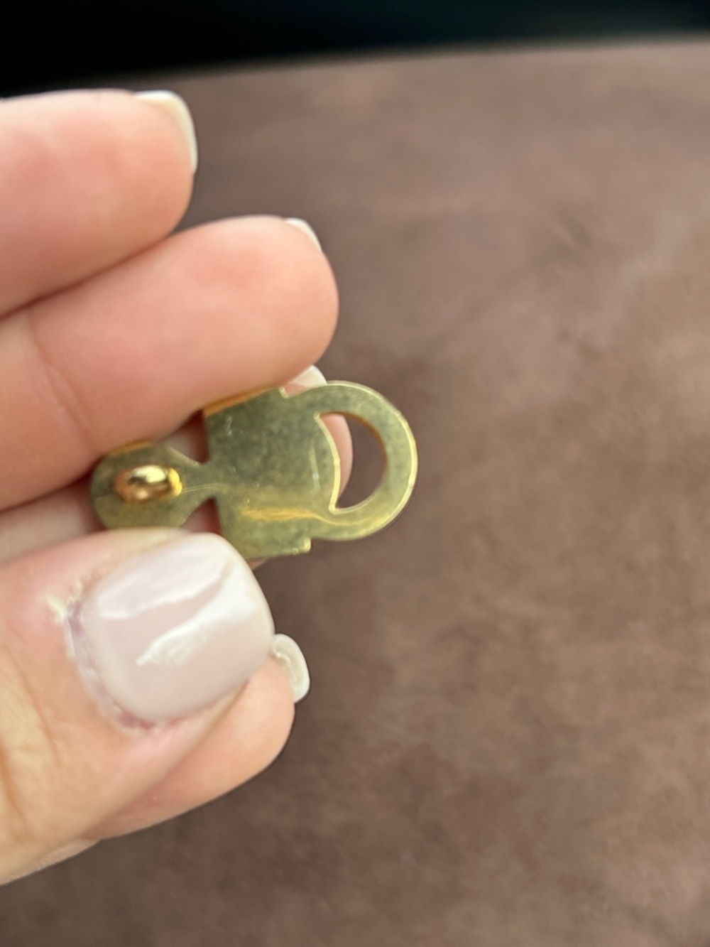 T&CO New York 1837 Horseshoe Clip-On Charm - Gold Tone with Crystals UPCYCLE - Picture 5 of 5
